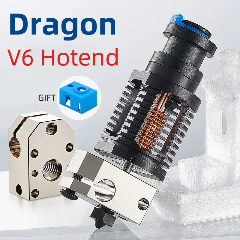 Hotend High Flow Bimetal Heatbreak For V6 Jead 12v 24v 0.4mm Pursai3 Mk3 Titan Extruder