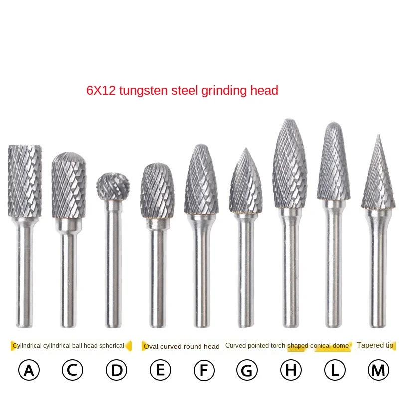 Набор фрез Waveway из быстрорежущей стали, твердосплавные насадки для дрели, 6 мм