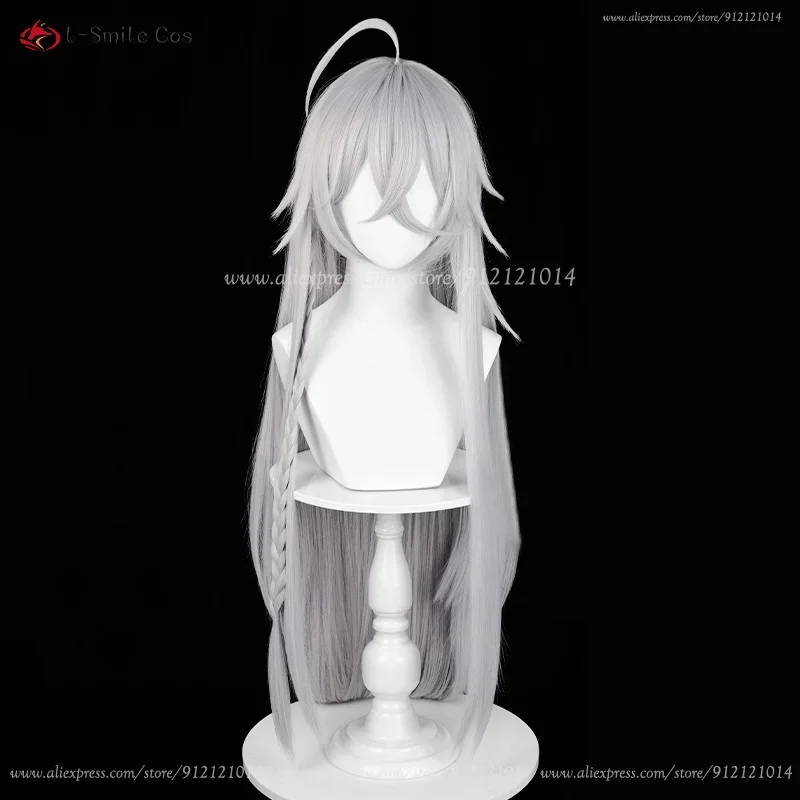 2024 аниме парики косплей парик Under Taker 90 см серебристо-серый Undertaker термостойкие