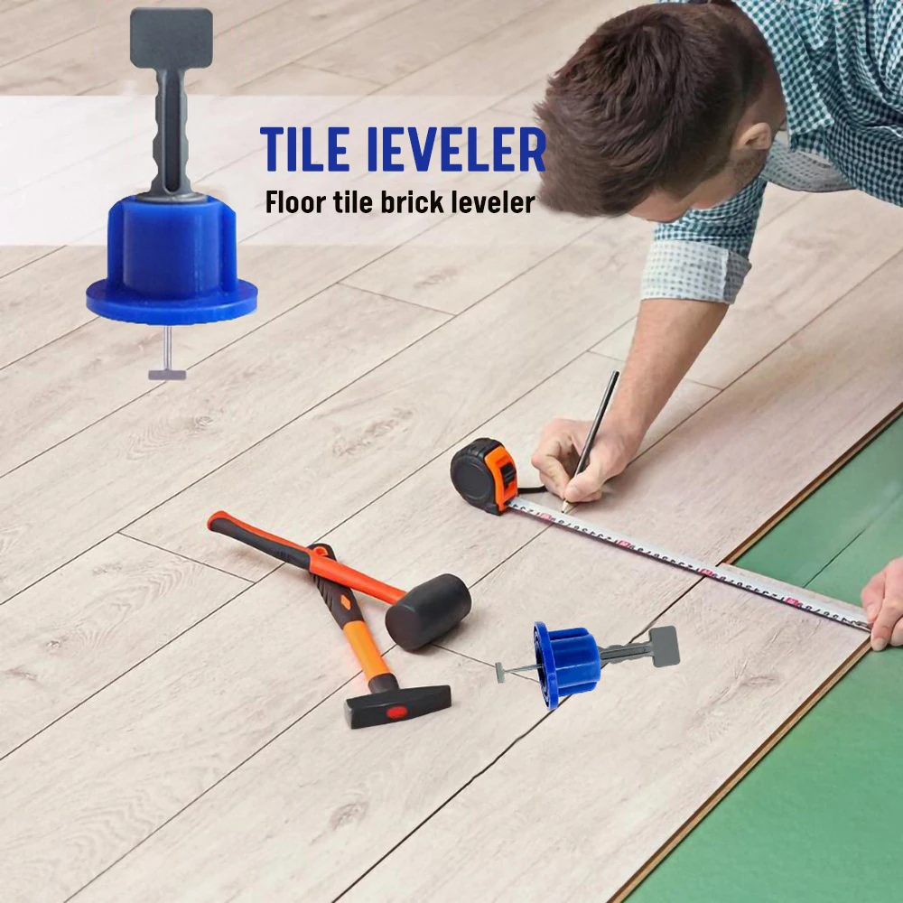 

50pcs/set Level Wedges Tile Spacers For Flooring Wall Tile Spacer Carrelage Tile Leveling System Leveler Locator Spacers Plier