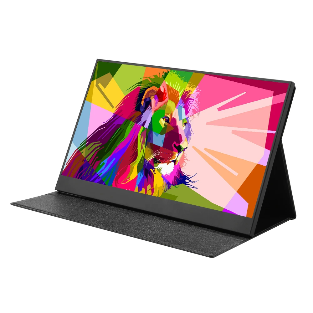 Сенсорный портативный монитор 15 6 дюйма 4K 3840*2160 IPS HDR 500 нит двойной динамик игровой