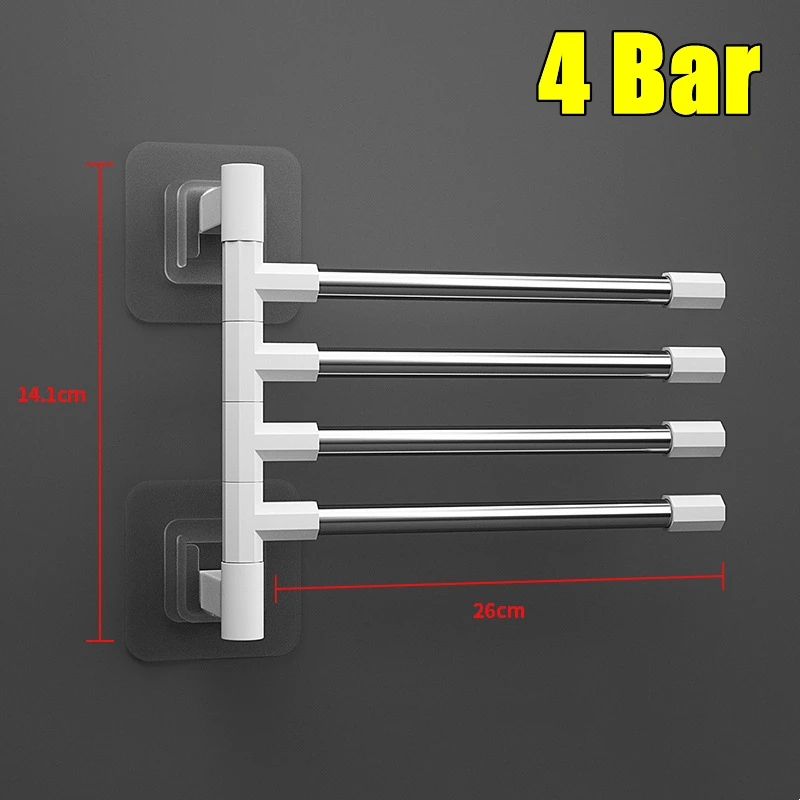 

Вешалка для полотенец алюминиевая поворотная