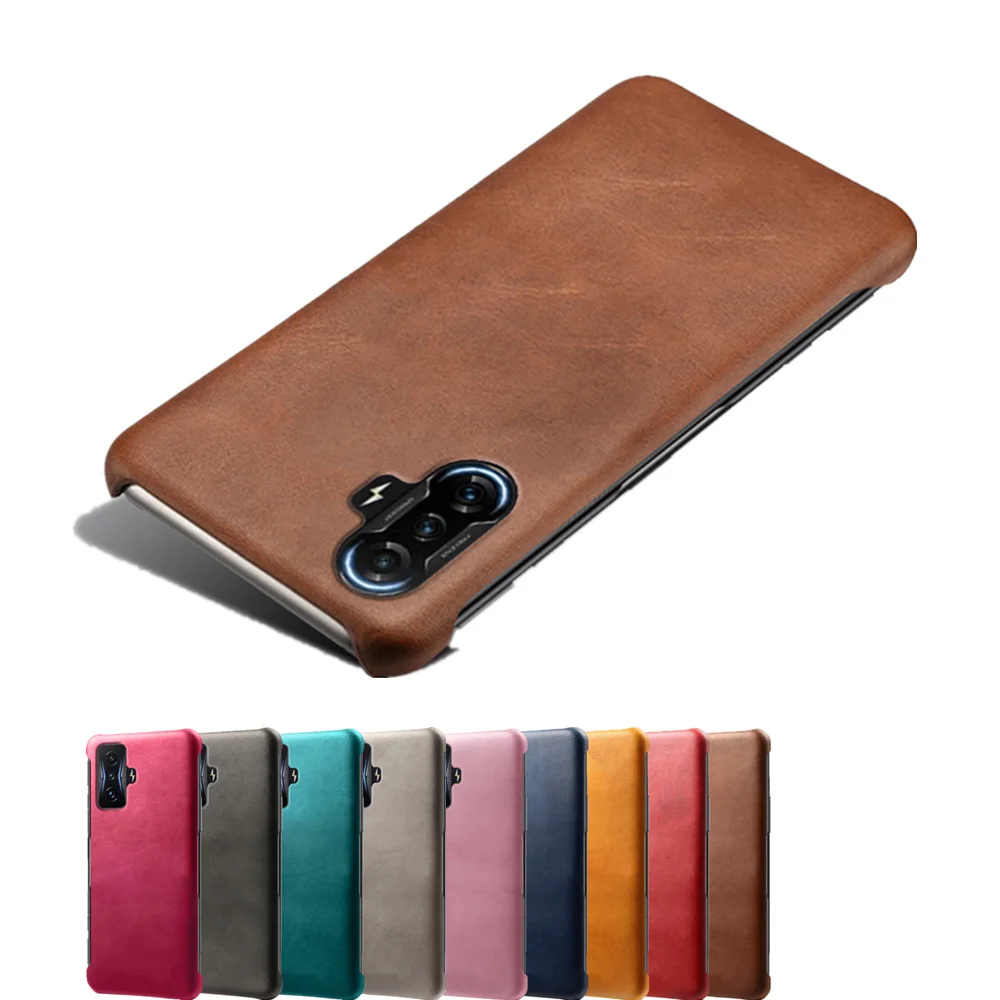 

For POCO F4GT Case Slim Vintage Synthetic Leather Phone Cover For Redmi K50 Gaming K50 Pro POCO F4 GT Coque pocof4 gt Global