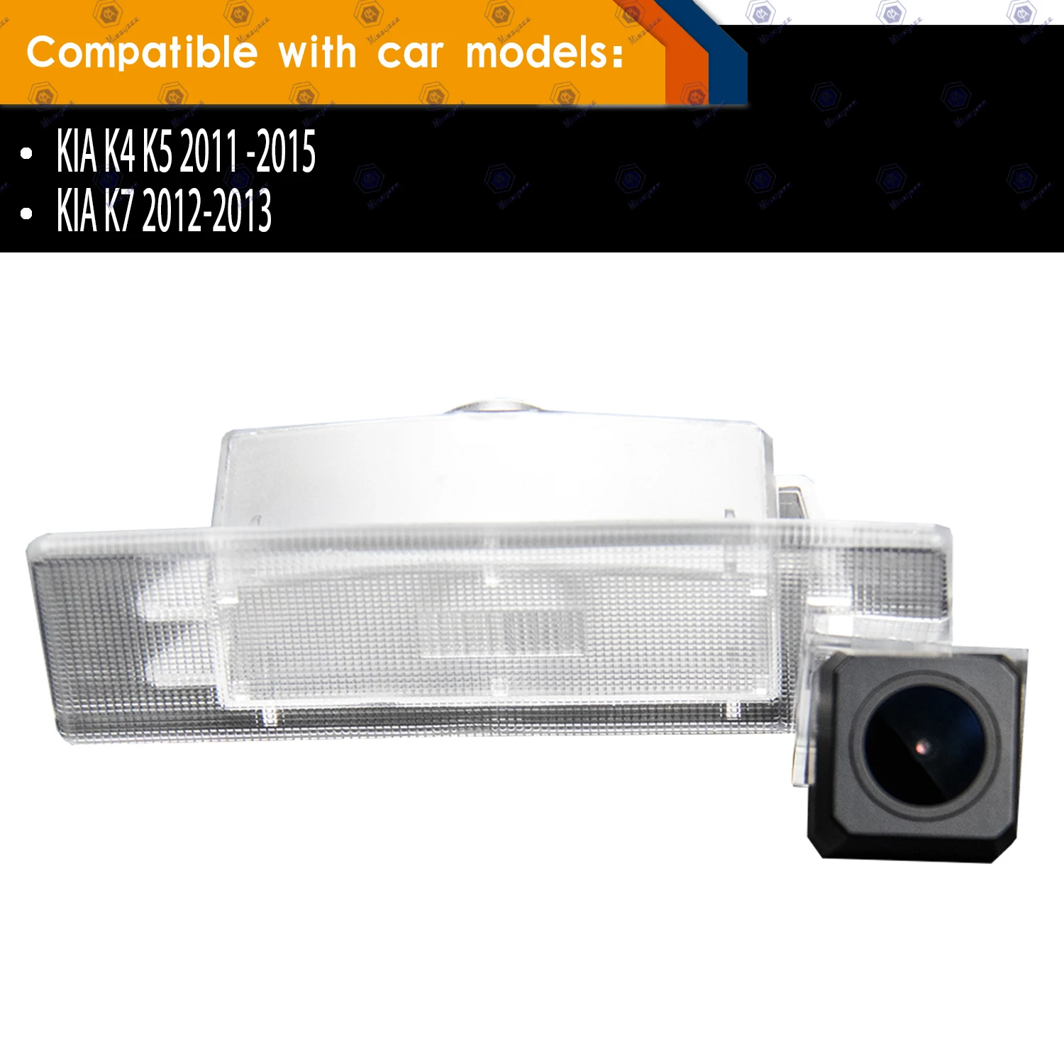 

HD 1280*720P Rear View Night Vision Camera for Kia K5 K4 2011-2014, License Plate Light Reversing Backup Waterproof Camera