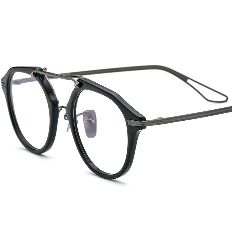 Очки в титановой оправе для мужчин и женщин роскошные стильные оптические