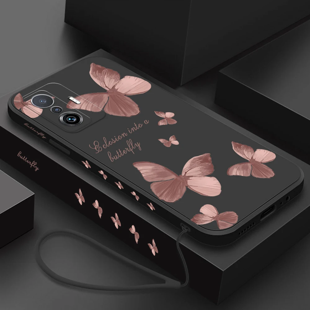 

Butterfly Phone Case For Xiaomi Poco 12T Pro Mi 12 11 Lite 5G NE 12 11T 12S Ultra 12X F3 M4 X4 X3 Pro GT Soft Silicone Back Case