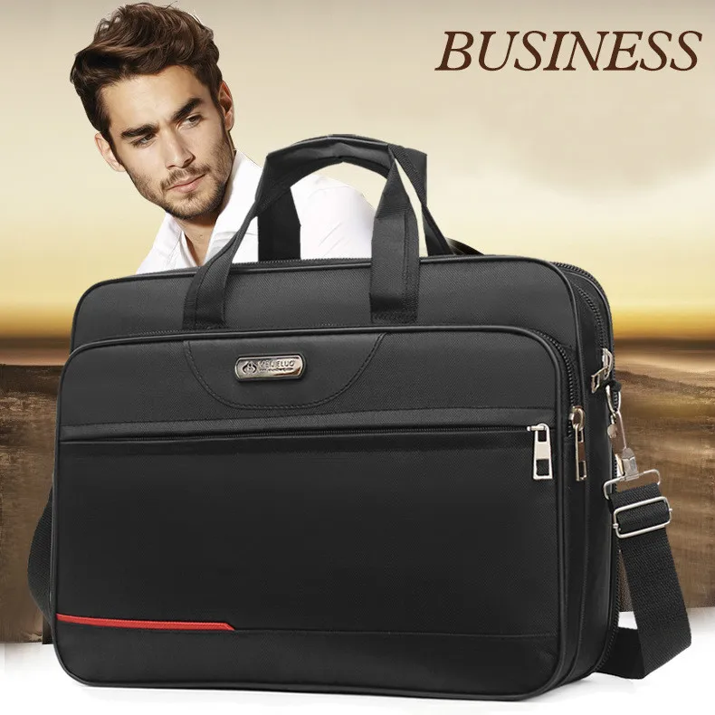 Men's Business Briefcase Weekend Travel Document Storage Bag Laptop Protection Handbag Material Organize Pouch Accessories Items