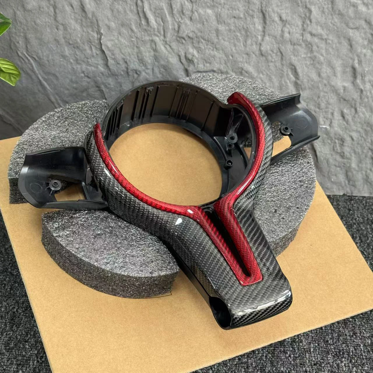 

Зеленый печатный чехол на руль из углеродного волокна для BMW F10 F20 F30 F32 F36 F80, обновленные автозапчасти и аксессуары