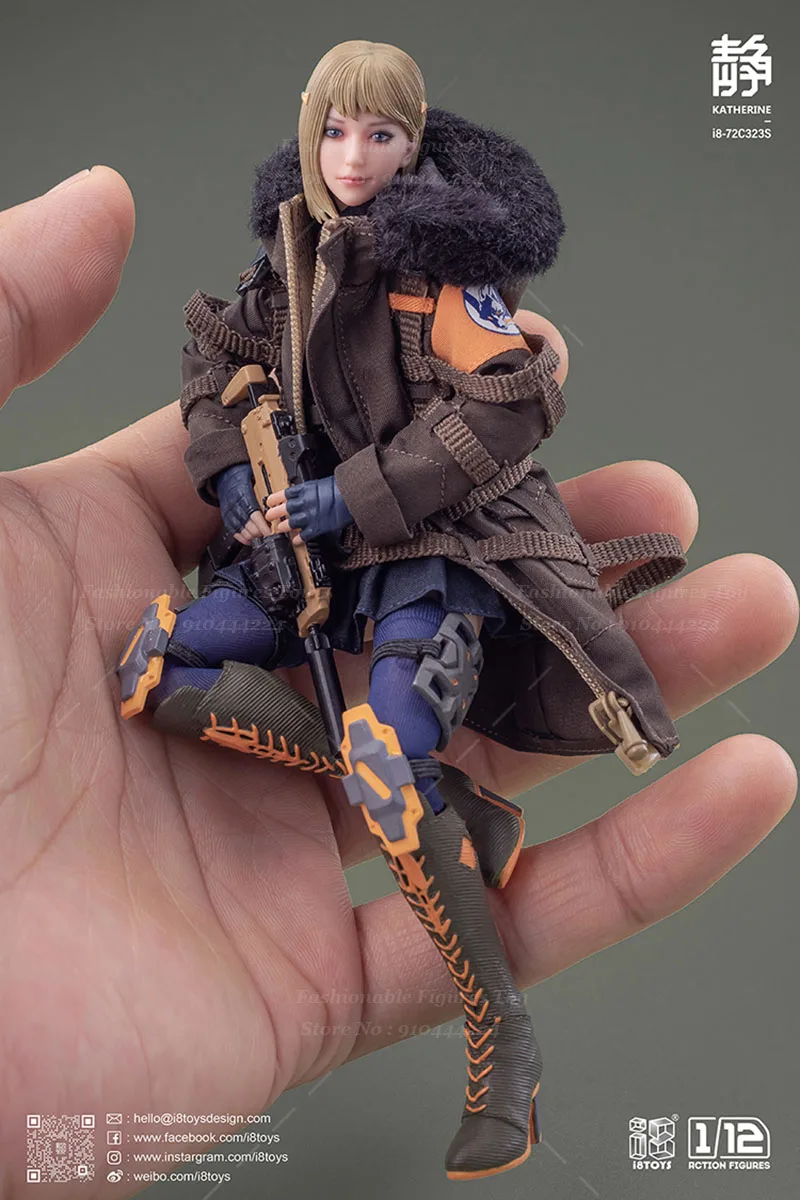 i8Toys i8-72C323 1/12 Женский солдат Кэтрин Серена Хаунд Серия Боевая девушка Полный набор