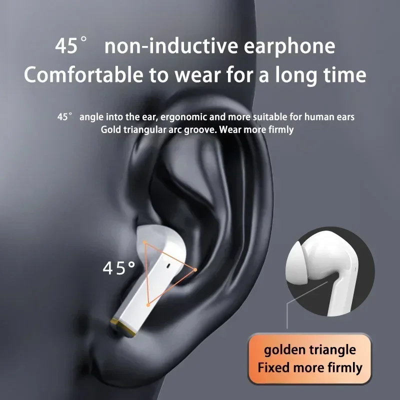 Фото Беспроводные Bluetooth-наушники TWS, внутриканальные наушники для Xiaomi, высококачественные слуховые аппараты с шумоподавлением, спортивные игровые музыкальные гарнитуры №3