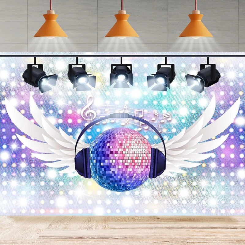 Задний фон для фотосъемки дневной свет диско-шар ночной клуб музыка танцы 70s 80s 90s