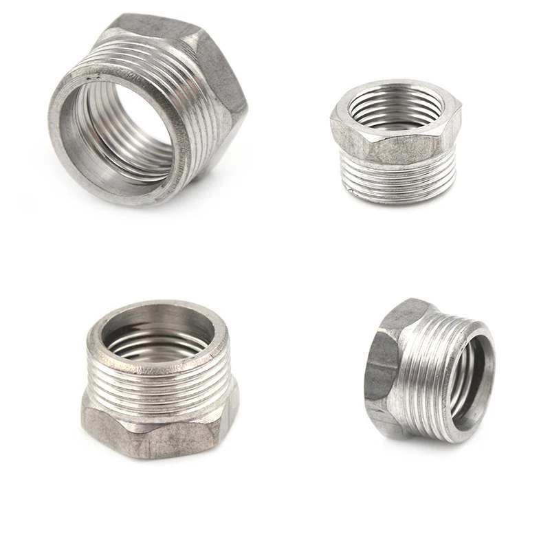 

1 Pcs 3/4" Male X 1/2" Stainless Steel Female Thread Reducer Bushing Fitting SS 304 NPT Pipe