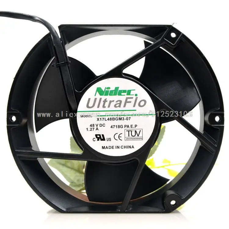 1 шт. новый NIDEC X17L48BGM3-07 48 В 27 А 172*150*51 охлаждающий вентилятор
