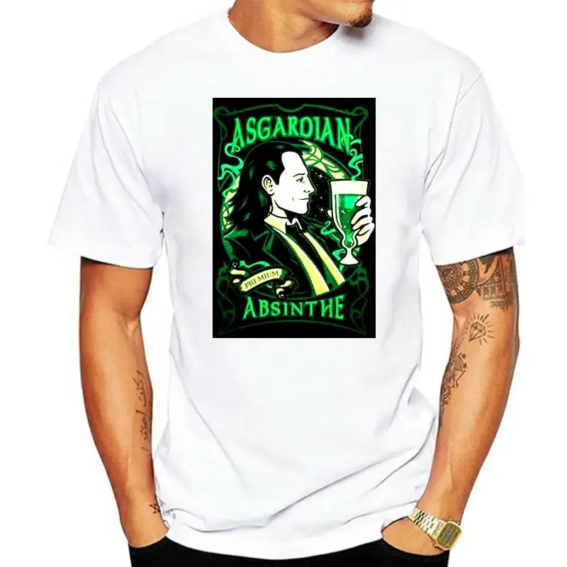 

New Tees Loki Tom Hiddleston Asgardian Absinthe Tee Thor Movie T Shirt Classic Clothing women tshirt