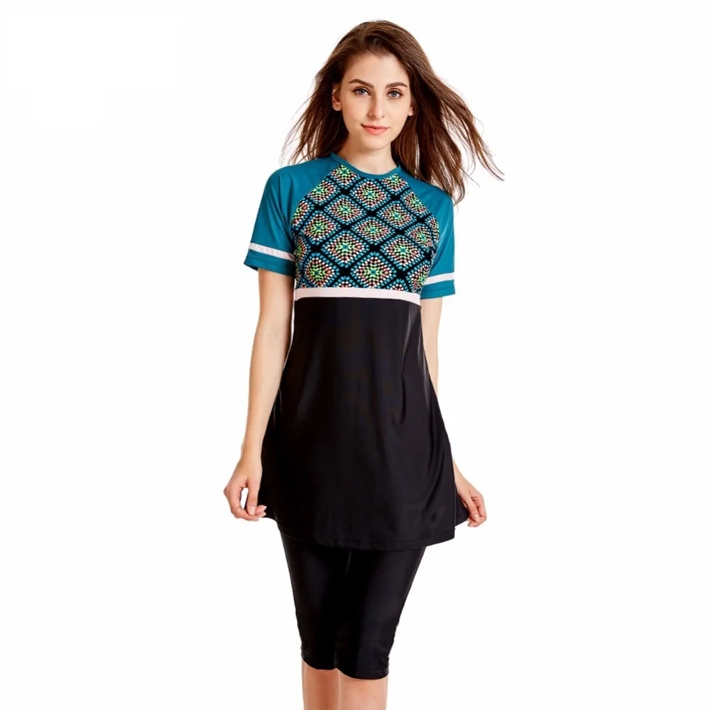 

MIMY Muslim swimwear short-sleeved islamic swimsuit modest bathing suit women