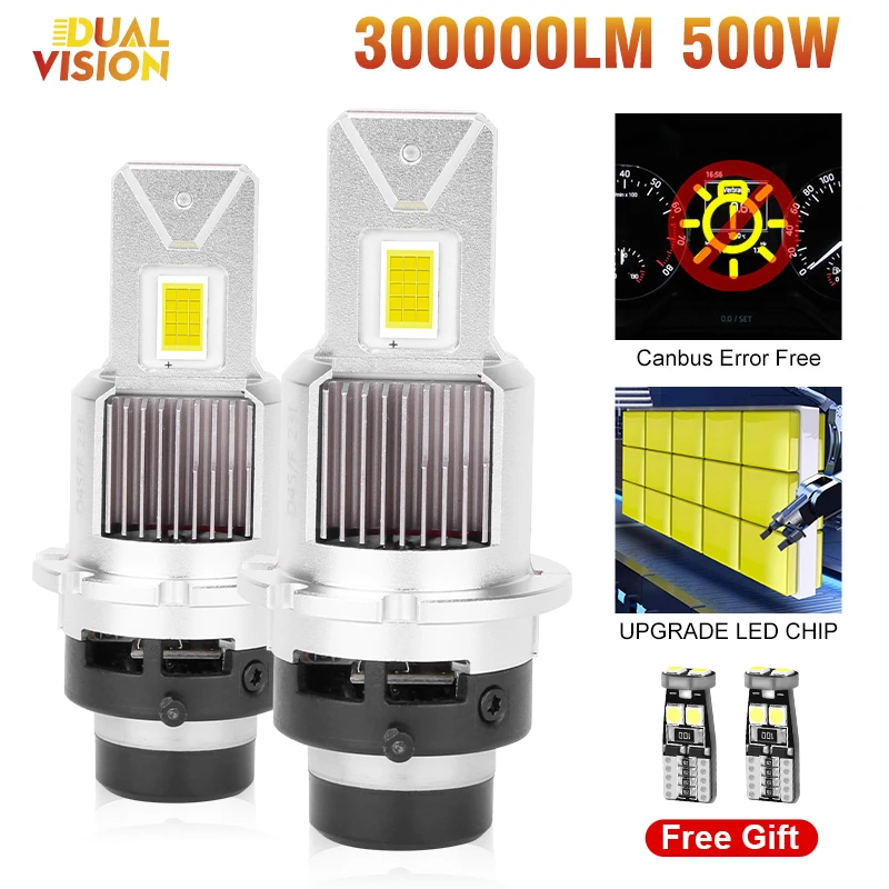 

500 лм Φ D2S D4S 6000 W передние фары HID D2R D4R D1S D3S Φ Canbus подключи и работай автомобильная лампа головного света CSP K 12 в 24 В