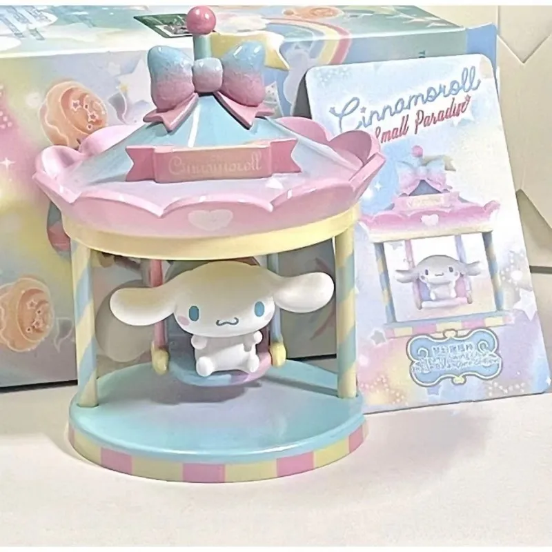 Новинка Sanrio мультфильм Cinnamoroll маленький рай серия фигурки кавайная Аниме