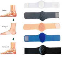 5 colors health care inner eight breathable adjustable arch pad silicone insole velcro orthopedic insole