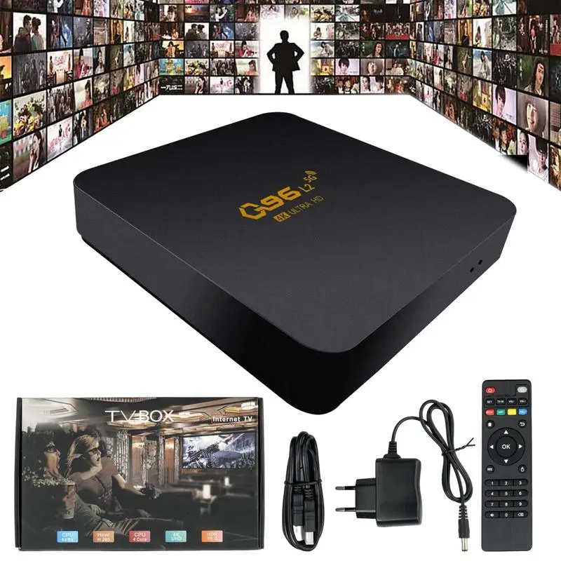 

Q96 L2 TV Box 4K Network TV Set Top Box Wifi Network Set Top Box Quad Core 8GB Android Media Player TV Box Smart Media Player