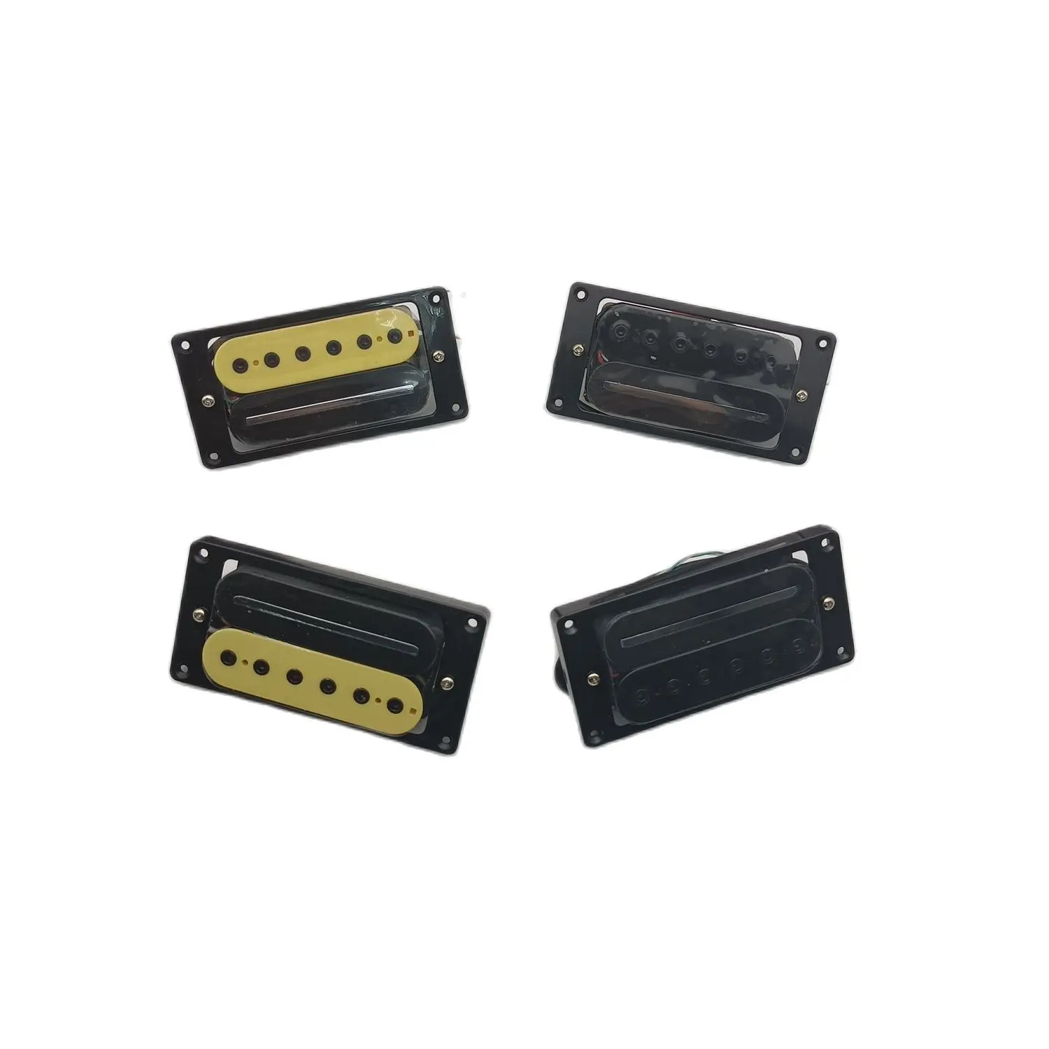 

Alnico 5 Humbucker Pickups высокопроизводительный DCR 4C проводник с черной рамкой 1 комплект