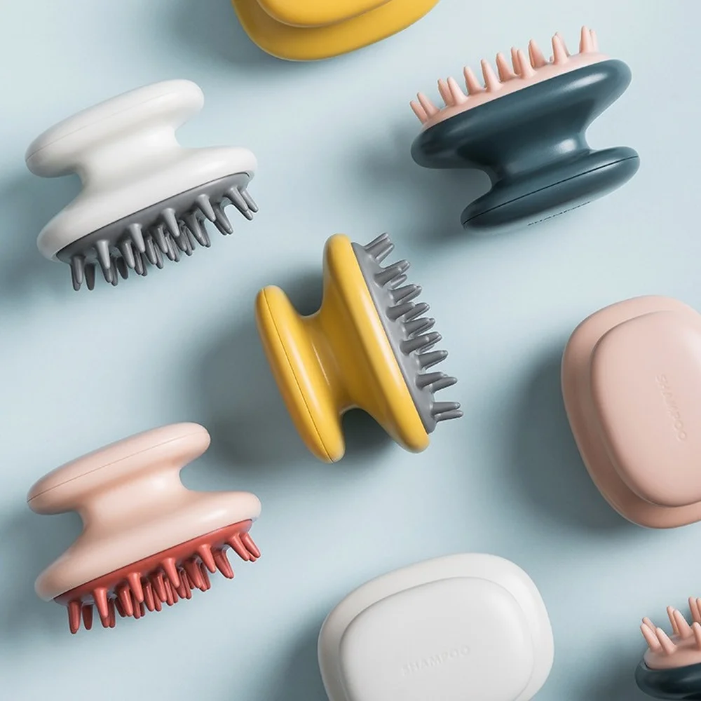 

Силиконовая щетка для мытья волос и мытья волос