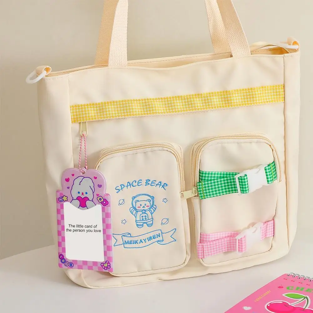 

New Arrival Kawaii Rabbit Bear Photocards Holder Credit Protective Bank Plastic Bus Card Holder Case ID Card Photo Statione E4N9