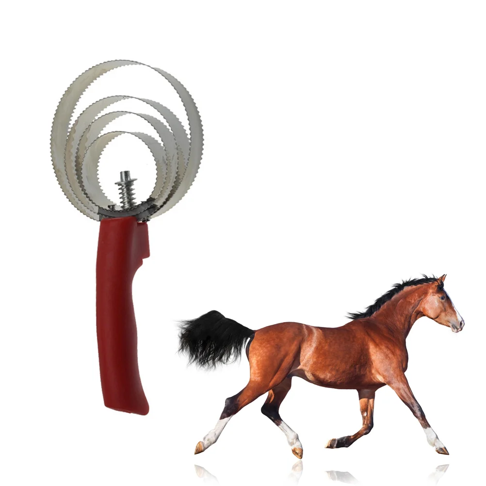 

1pc Curry Comb Stable Practical Barn Fourth Ring Durable Steel Curry Comb Spring Curry Comb for Horse