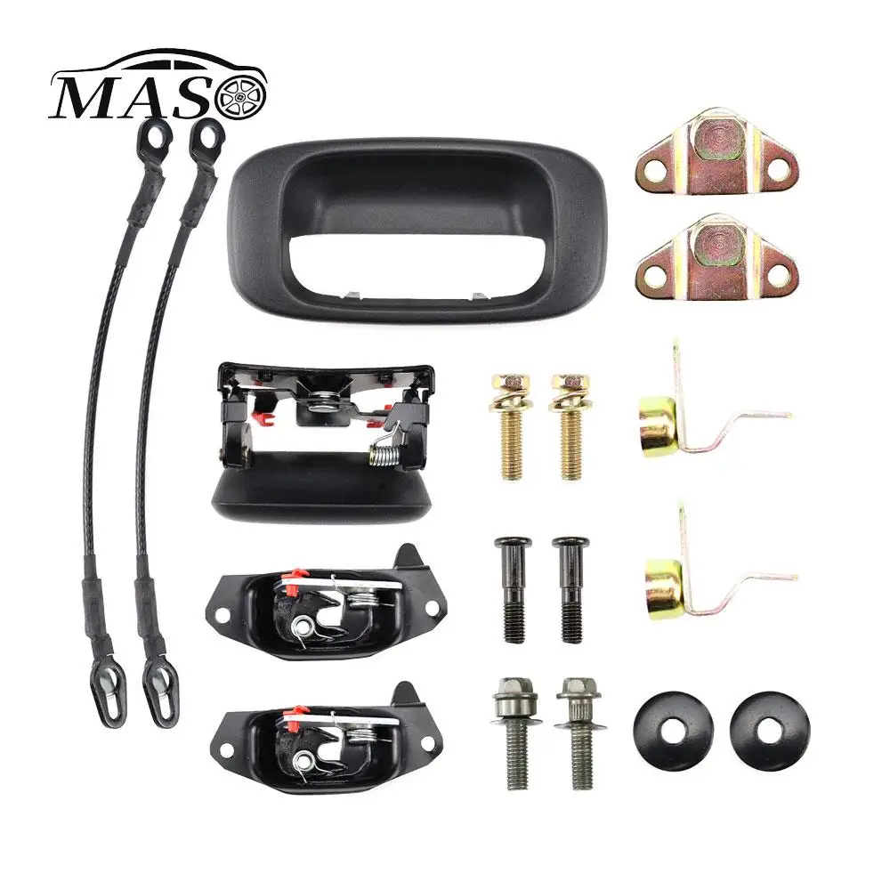 Для Chevrolet Chevy Silverado GMC Sierra 1999-2006 Задняя задняя дверь дверные ручки замок Kit 11570162 88980509