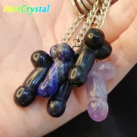 1pcs natural spiritual energy healing crystal decorative ornaments fashion and exquisite design jewelry wristlet keychain charms