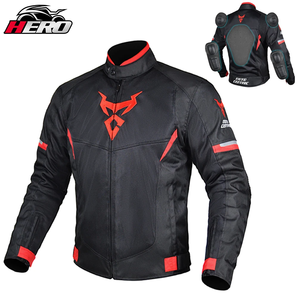 Enlarge New Motorcycle Jacket Men Summer Breathable Lightweight Mesh Cycling Jersey Moto Jacket Protector Motocross Ride Equipment