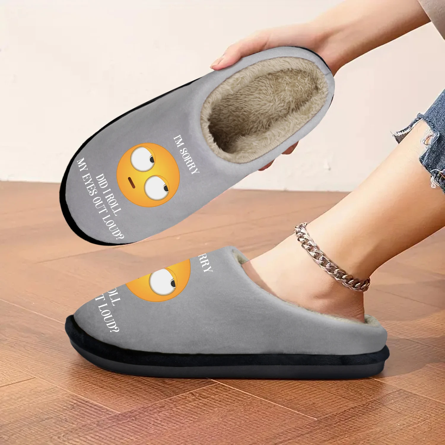 Забавный подарок для коллег босса друга домашние/наружные тапочки домашние из
