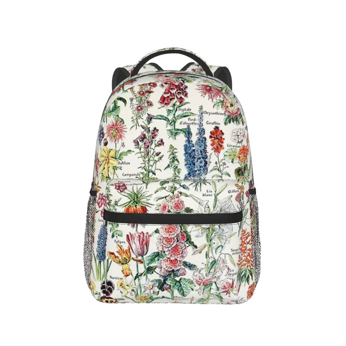 Adolphe Millot Fleurs Pour Tous французский винтажный рюкзак с плакатом, рюкзак для мальчиков и девочек, сумка для книг, школьная сумка, сумки на плечо для мужчин и женщин (art.: 3920d0340e2bc) - 3920d0340e2bc