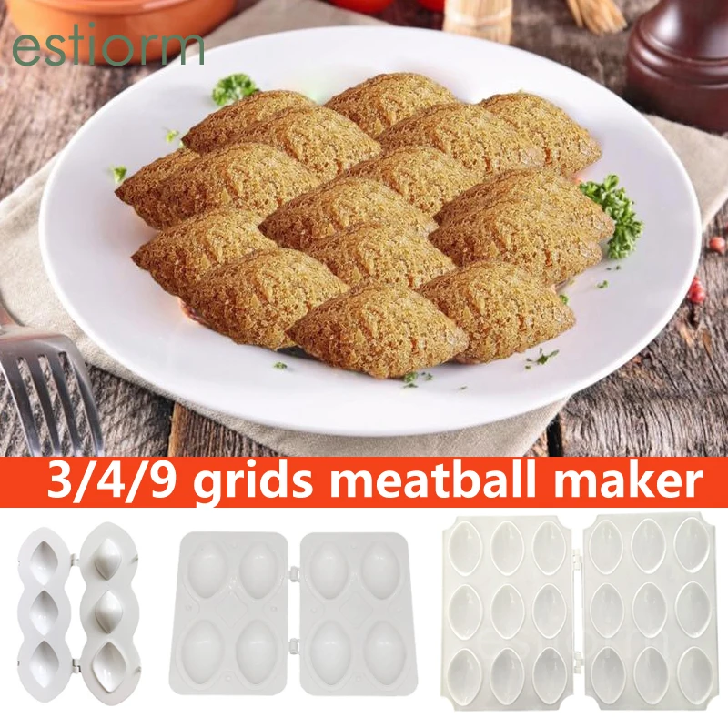 Ручная машина для приготовления мяса с 9 отверстиями форма мясного рулета 5 см 7 |