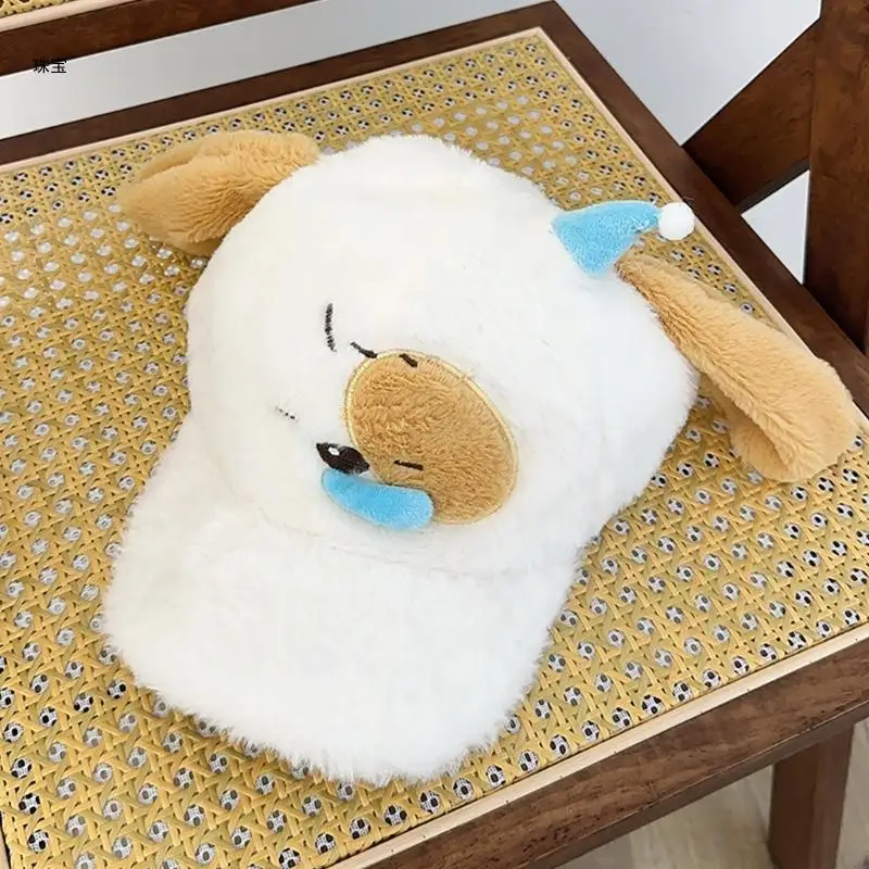 X5QE забавная бейсболка с сопливыми собачьими ушками для девочек и теплые