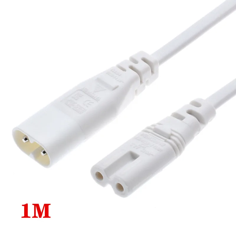 

Удлинитель кабеля IEC 60320 C8 - C7 0.3м/1.5м белый