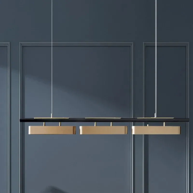 Современные минималистичные полосы светодиодные подвесные светильники длинные