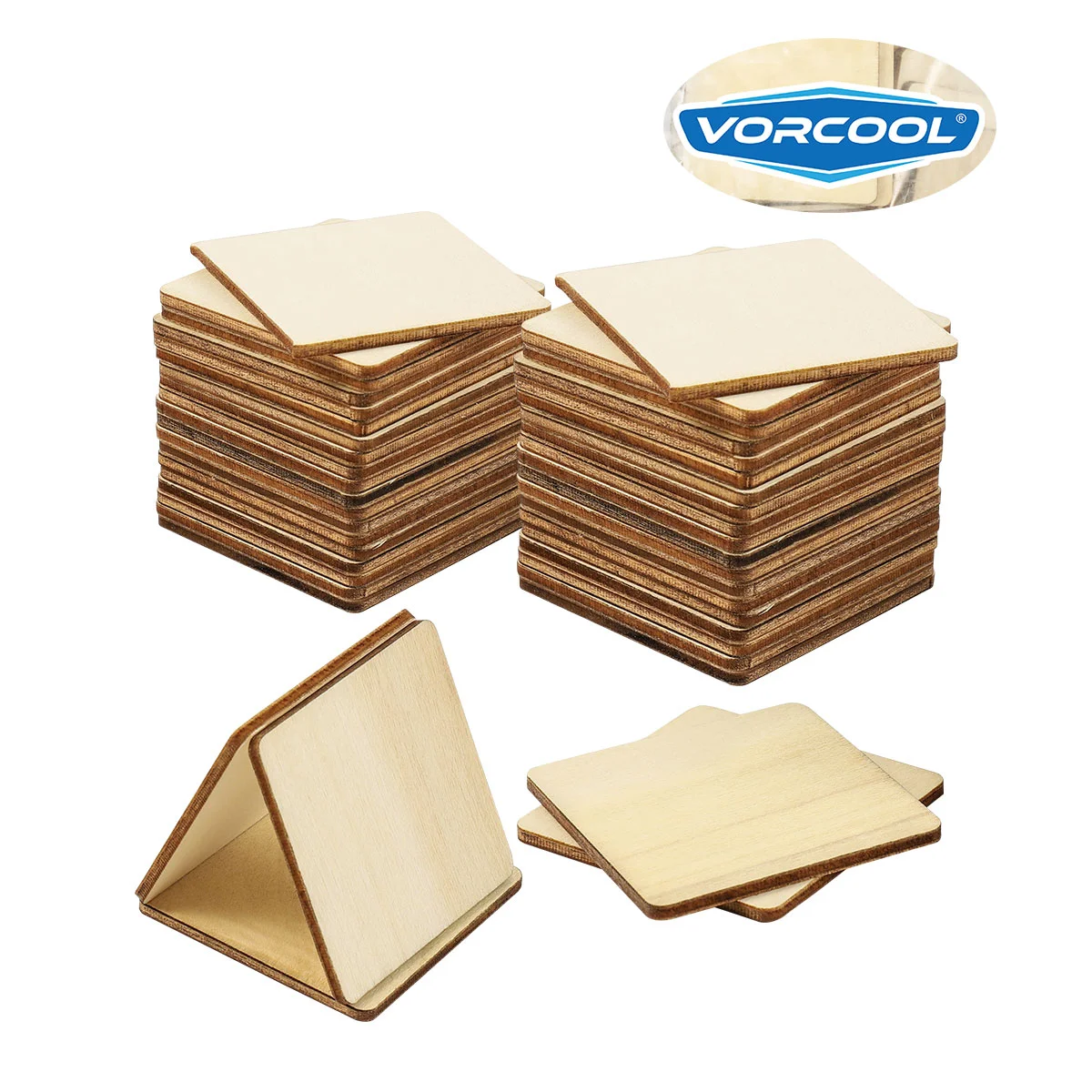 Настольные коврики Подставка для чашек Простые квадратные подставки Круглые