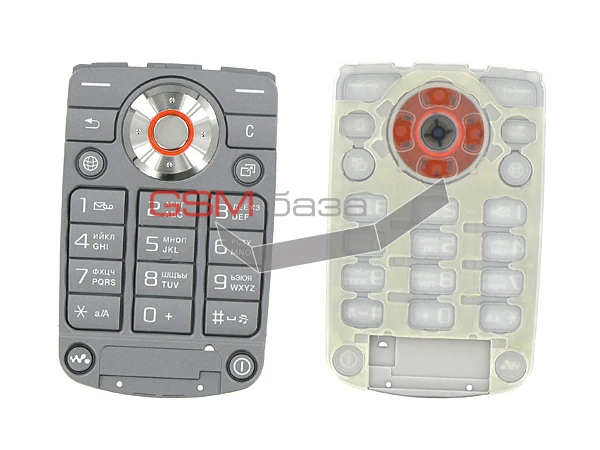 Sony Ericsson W710i - Клавиатура (набора номера) русс./лат. (цвет: Grey) Оригинал |