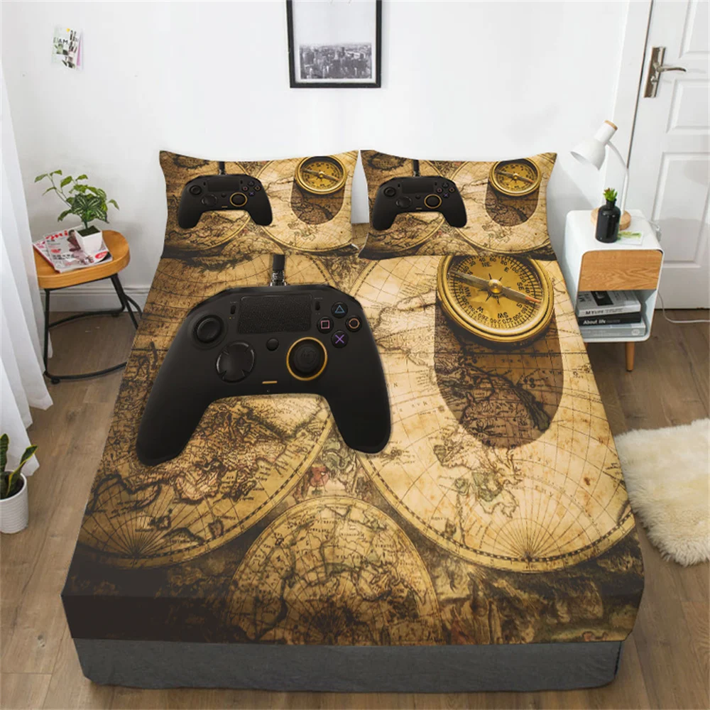 

3D Comforter Cover Set Teens Kid Double Bed Sets Home Bedclothes High Quality Print Fitted Sheets Bedspreads Beds Sheet Suit