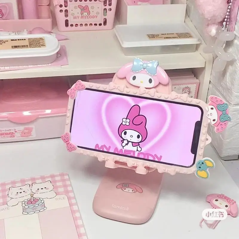 

Sanrio Case Kawaii Melody for Iphone 14Promax/13/12/11 Iphone Case Silicone Anti Falling Soft Shell All Inclusive Girlish Heart