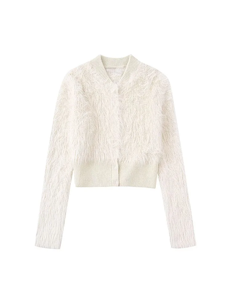 

Женское пальто с искусственным мехом, винтажная верхняя одежда с длинным рукавом и пуговицами, шикарная верхняя одежда, зима 2023