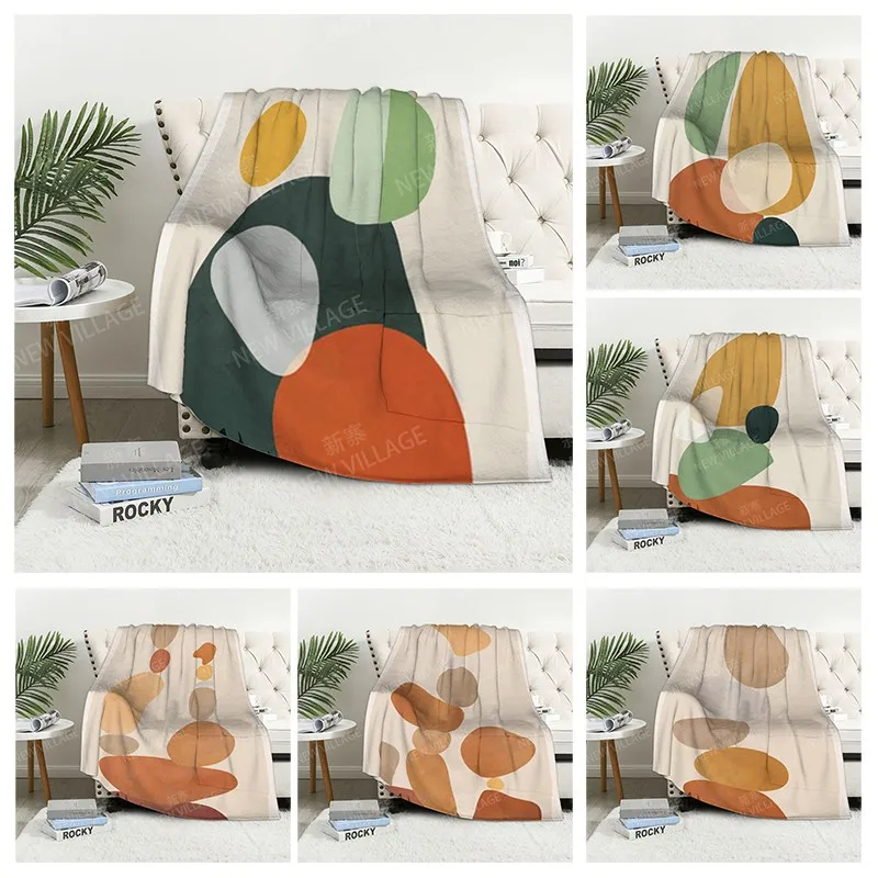 

Клетчатый диван для колена, теплый зимний чехол для кровати, декоративное одеяло, бохо, теплый флис, скандинавский винтажный Morandi, мягкий и пушистый