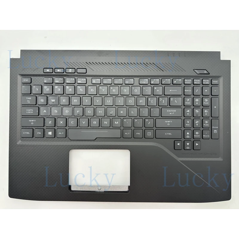Фото Крышка для подставки под запястья Asus с клавиатурой (3BBKLTAJNG0) для ROG Strix GL503GE-ES73, класс A №3
