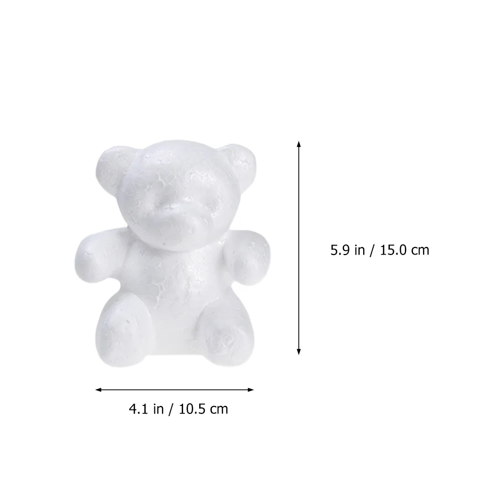 4 шт. Рождественская модель медведя из пенопласта Свадебные украшения