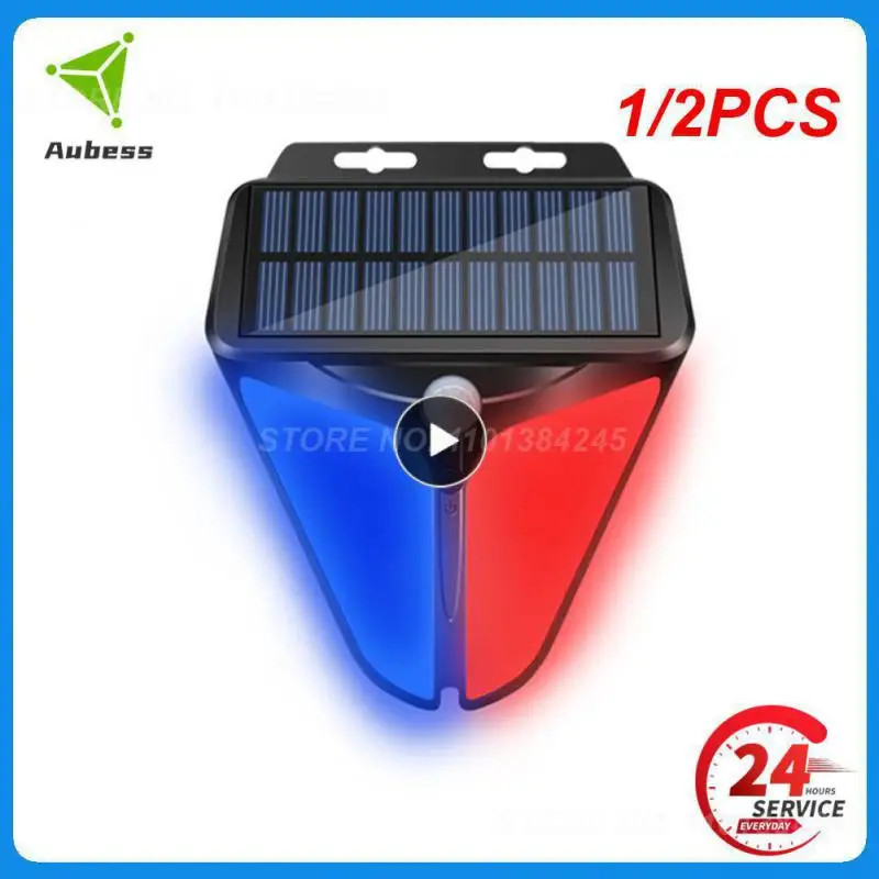 

1/2 шт., беспроводная лампа-вспышка на солнечной батарее