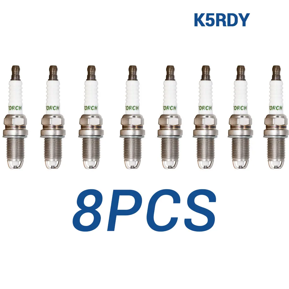

2-8PCS Свечи Замена для Denso K20TXR BKR5EK VW 101000035AA 101000035AB BERU 0002330710 PSA 5962.W9 Свечи зажигания TORCH K5RDY