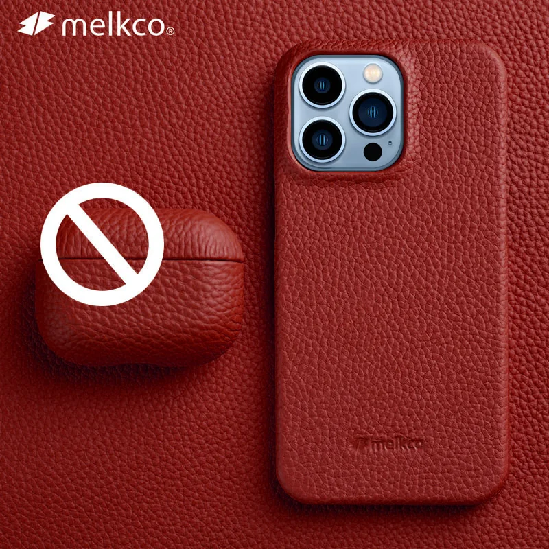 

Премиум чехол Melkco для iPhone 14 13 12 Pro Max mini, роскошные деловые модные чехлы из натуральной воловьей кожи для телефона, задняя крышка