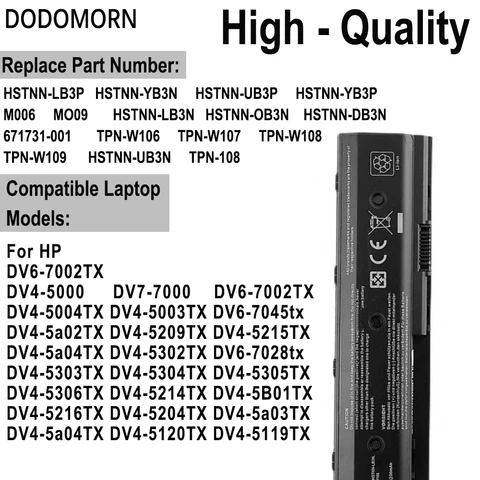 Аккумулятор DODOMORN MO06 для HP Pavilion