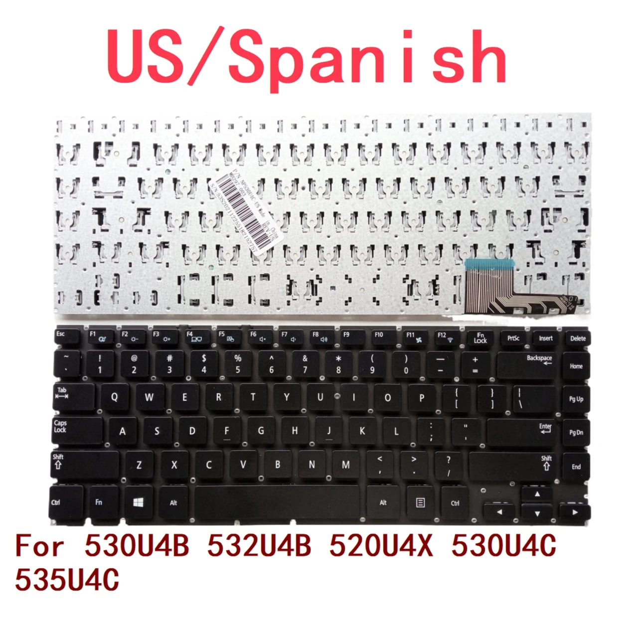 Клавиатура для ноутбука Samsung 530U4B 532U4B 520U4X 530U4C 535U4C