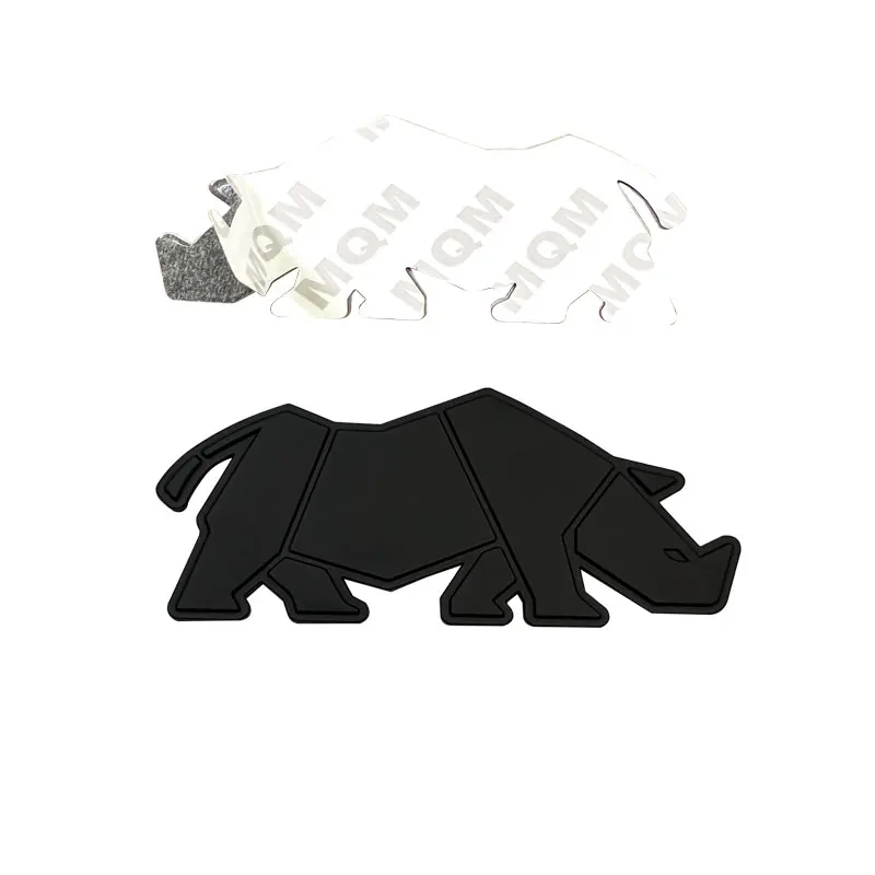 

3D металлическая наклейка на хвост для Suzuki Jimny Rhino Rhinoceros, значок кузова автомобиля, эмблема JB43 JB23 JB64 JB74 JA11 JB31 JB33, украшение автомобиля